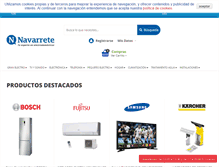 Tablet Screenshot of navarreteonline.com